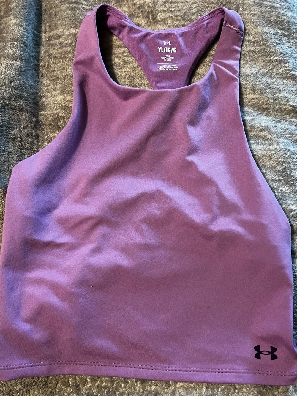 Under Armour Plum Racerback Performance Tank